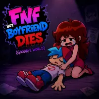 FNF but Boyfriend Dies (Goodbye World)