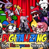 PLay FNF Digitalizing, But Everyone Sing It now!