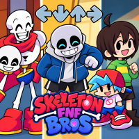 Play FNF Skeleton Bros Vs Chara, Sans & Papyrus now!