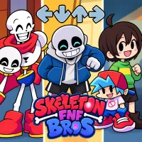 Play FNF Skeleton Bros Vs Chara, Sans & Papyrus Now!
