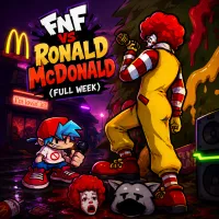 Play FNF vs Ronald McDonald (Full Week) now!