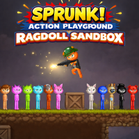 Play Sprunki Action Playground: Ragdoll Sandbox now!