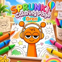 Play Sprunki Coloring Page Now!