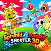 Play Sprunki vs Dandy Shooter 3D now!